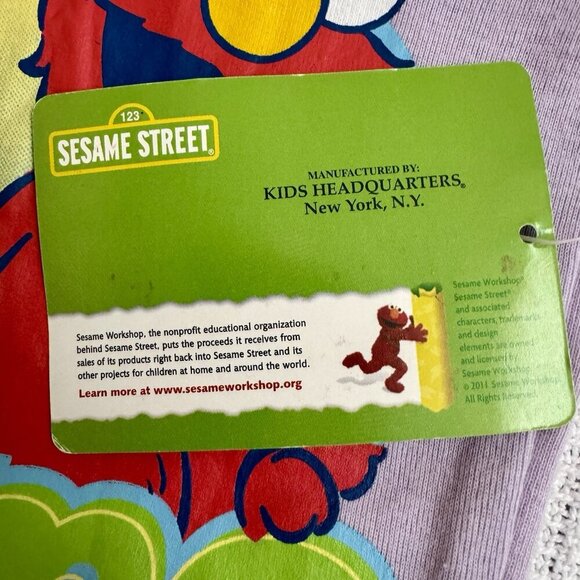 2011 sesame Street Elmo Infant Romper Body Suit Newborn 0-3 Month Creeper NWT - Picture 5 of 7